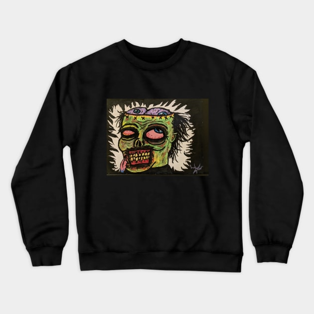 Brane Ded Crewneck Sweatshirt by lowen morrison